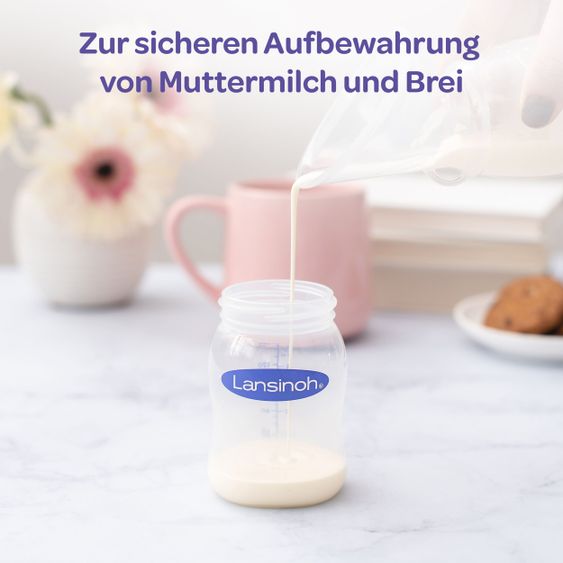 Lansinoh Breast milk bottles 4 pack