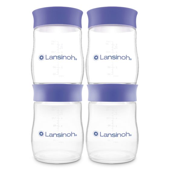 Lansinoh Muttermilchflaschen 4er Pack je 160ml