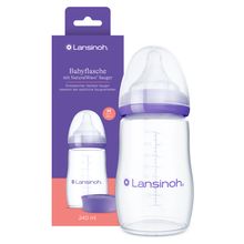 PP-Flasche 240ml mit Natural Wave® Trinksauger Gr. M