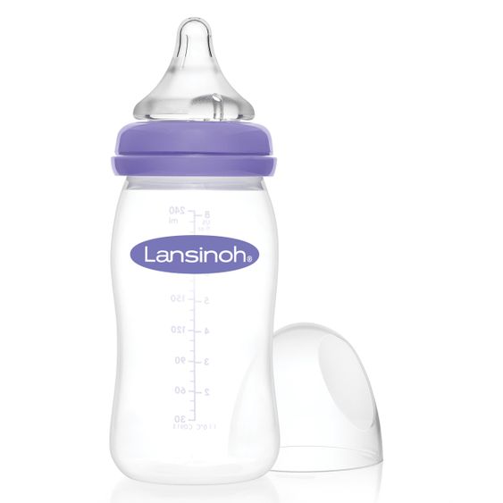 Lansinoh PP-Flasche Natural Wave 240 ml - Silikon Gr. M