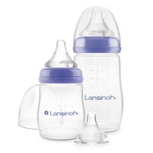 Starter-Set mit 2 PP Flaschen (160 ml & 240 ml), 3 Natural Wave® Trinksaugern (Gr. S, M & L)