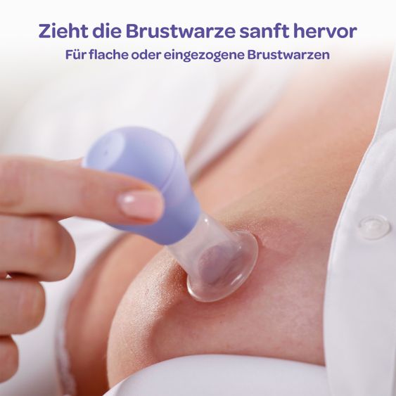 Lansinoh Still-Hilfe / Brustwarzenformer LatchAssist® mit Aufbewahrungsbox