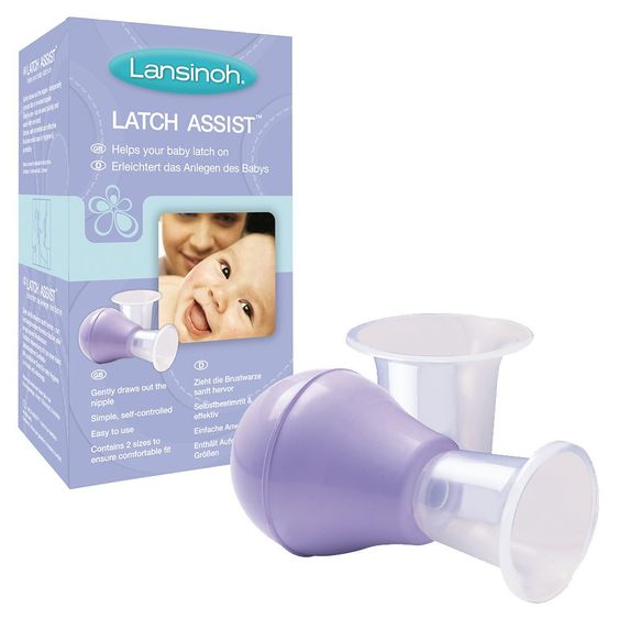 Lansinoh Still-Hilfe Latch Assist mit Aufbewahrungsbox