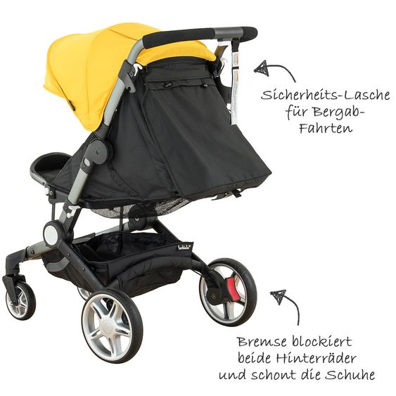 Larktale Sportwagen Coast - Clovelly Yellow