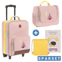 2-piece travel set - incl. trolley + washbag - Adventure Tipi