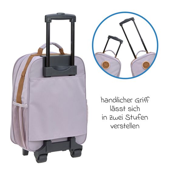 Lässig Set da viaggio 2 pz. Trolley + Borsa da toilette - Little Gang - Lilla
