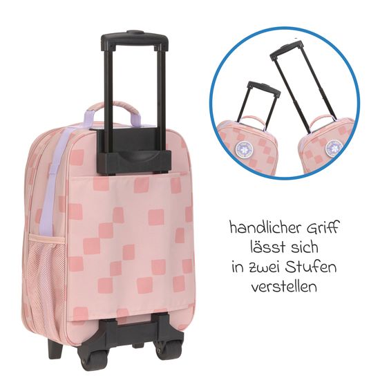 Lässig 2-pc. Travel Set Trolley + Washbag - Pattern Party - Rose