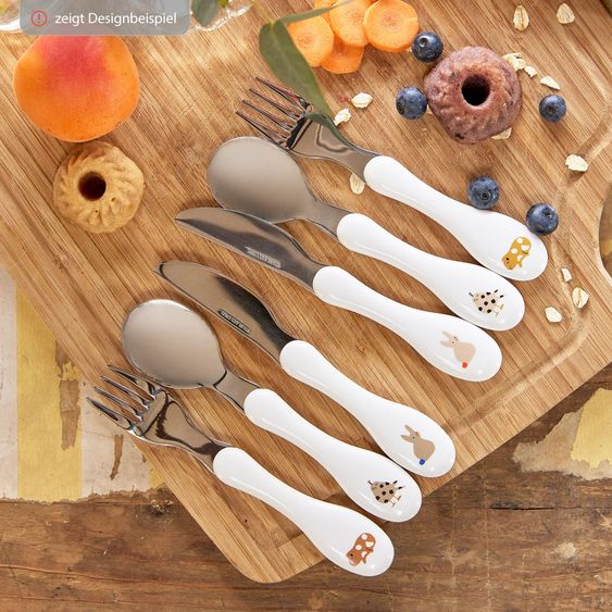 Lässig 3-piece cutlery set Cutlery - Happy Fruits