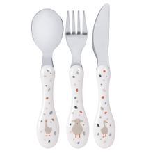 3-tlg. Besteck-Set Cutlery - Tiny Farmer - Sheep & Goose