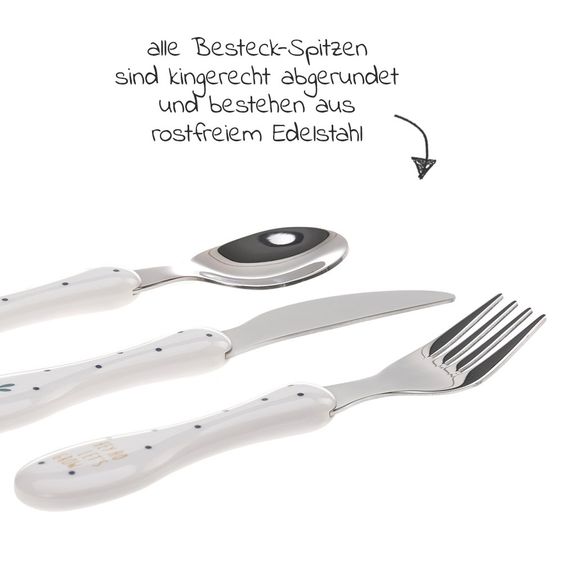 Lässig 3-piece cutlery set - Garden Explorer