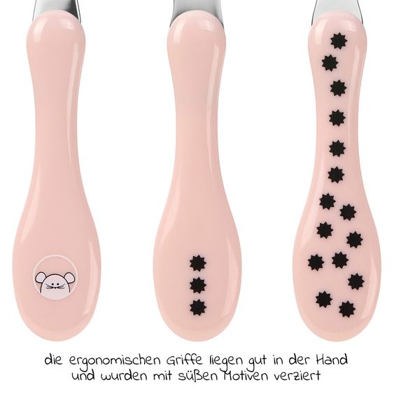 Lässig 3-tlg. Besteck-Set - Little Chums Mouse