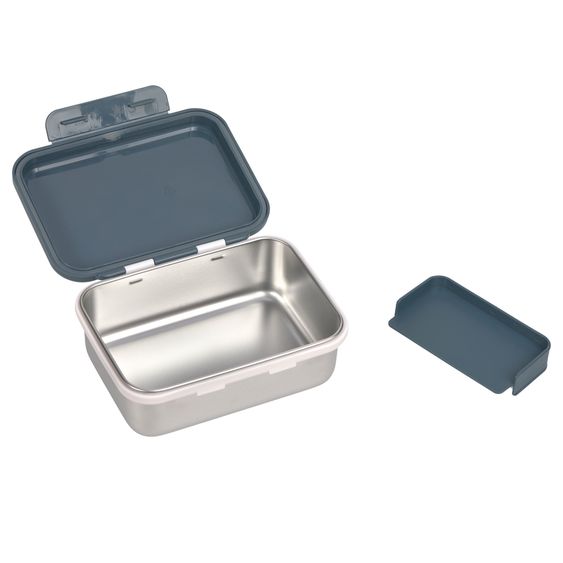 Lässig 3-pc. Set Mini Rolltop Backpack + Lunchbox + Drinking Bottle - Happy Prints - Midnight Blue