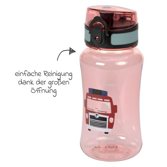 Lässig 3-pc. Set Backpack Tiny Backpack + Lunchbox + Drinking Bottle - Tiny Drivers Fire Engine