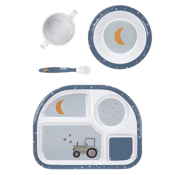 Lässig 4-tlg. Geschirr-Set - Adventure Tractor