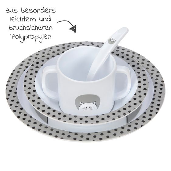 Lässig Set of 4 dishes - Little Chums Cat