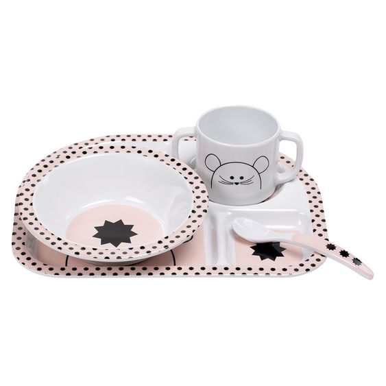 Lässig 4-tlg. Geschirr-Set - Little Chums Mouse