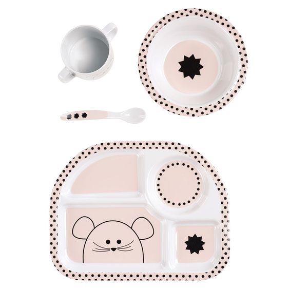Lässig 4-tlg. Geschirr-Set - Little Chums Mouse