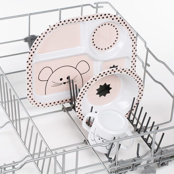 Lässig 4-tlg. Geschirr-Set - Little Chums Mouse