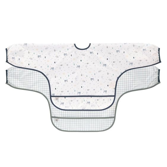 Lässig Ärmel-Lätzchen 2er Pack Long Sleeve Bib - Garden Explorer Boys