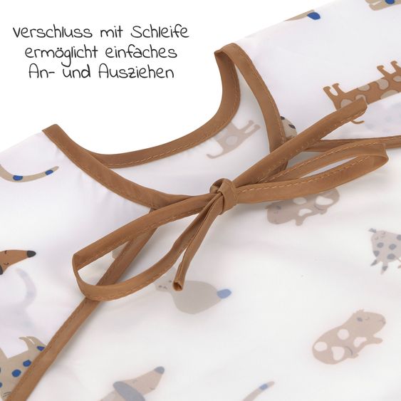Lässig Ärmel-Lätzchen 2er Pack Long Sleeve Bib - Little Mateys - Royal Blue