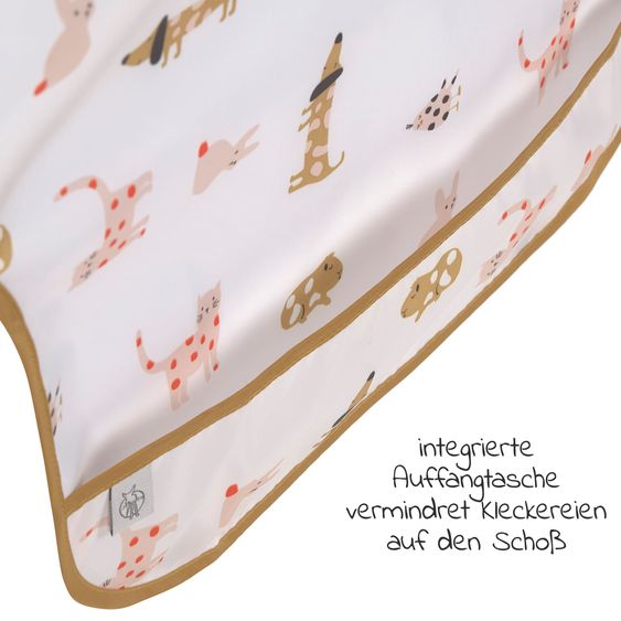 Lässig Ärmel-Lätzchen 2er Pack Long Sleeve Bib - Little Mateys - Spicy Orange