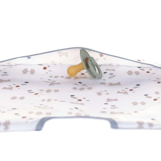Lässig Ärmel-Lätzchen 2er Pack Long Sleeve Bib - Tiny Farmer - Sheep & Goose - Blue
