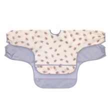 Sleeve Bibs 2-pack Long Sleeve Bib - Tiny Team Cat