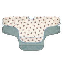 Sleeve Bibs 2-Pack Long Sleeve Bib - Tiny Team Dog