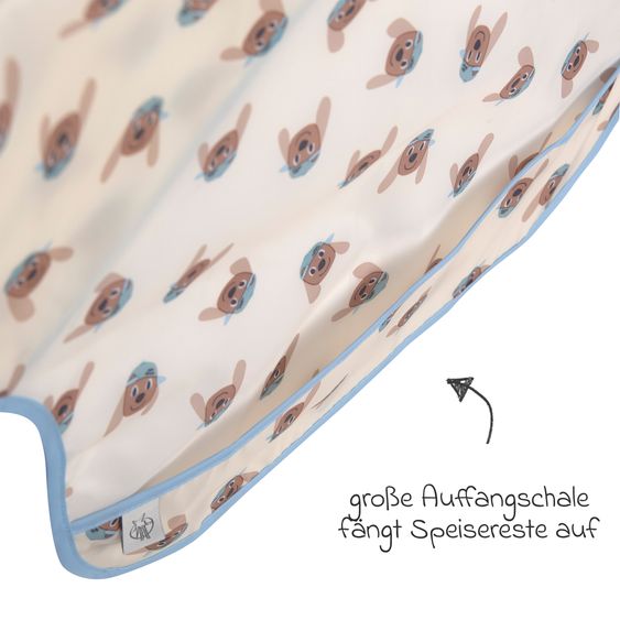 Lässig Sleeve Bibs 2-Pack Long Sleeve Bib - Tiny Team Dog