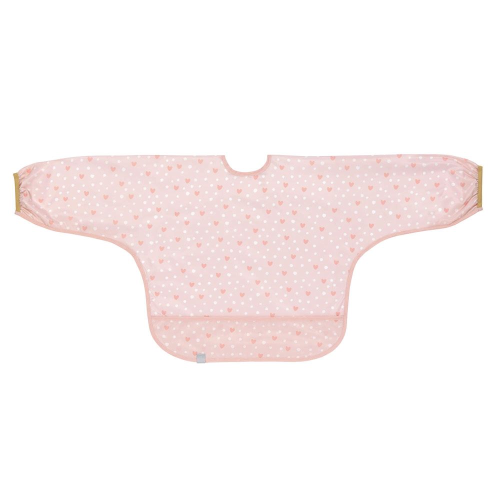 Lässig Ärmel-Lätzchen - Lela - Light Pink