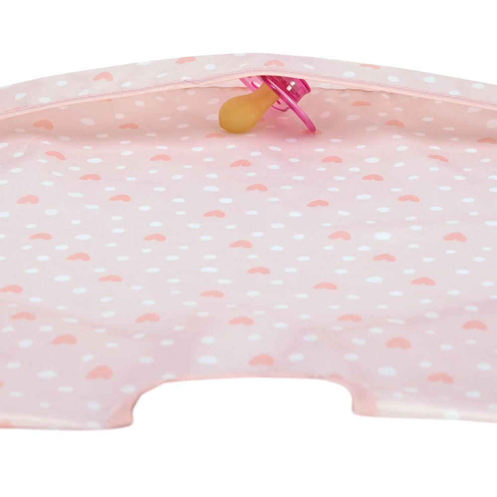 Lässig Ärmel-Lätzchen - Lela - Light Pink