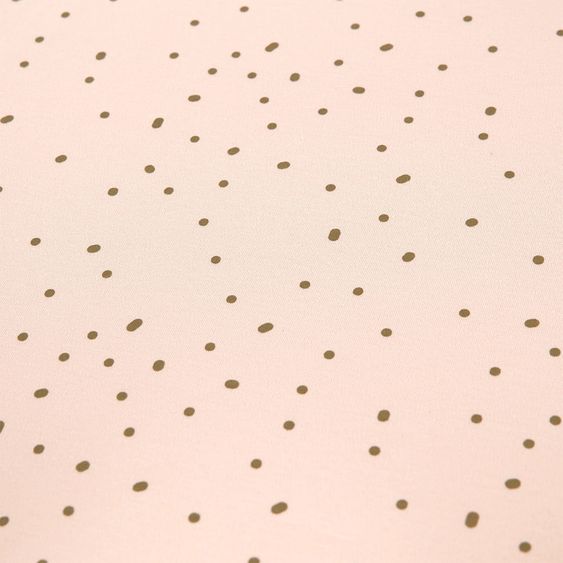 Lässig Baby Blanket Interlock Blanket 80 x 80 cm - Dots Powder Pink