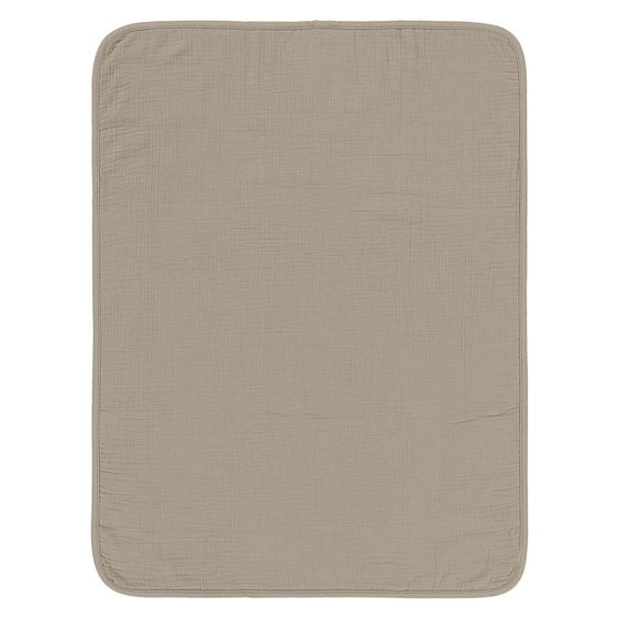 Lässig Baby blanket Muslin Blanket GOTS 75 x 100 cm - Speckles Olive