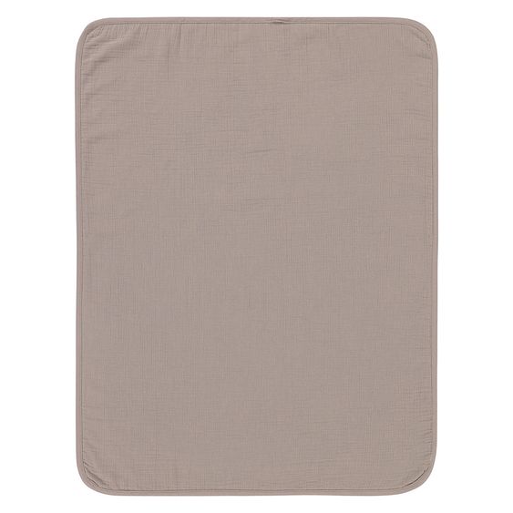 Lässig Baby Blanket Muslin Blanket GOTS 75 x 100 cm - Spots Taupe