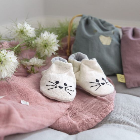 Lässig Scarpa da bambino / Scarpa a maglia - Little Chums Cat