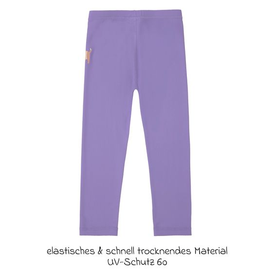 Lässig Bade-Leggings LSF Beach Leggings - Beach Dog - Purple - Gr. 74/80