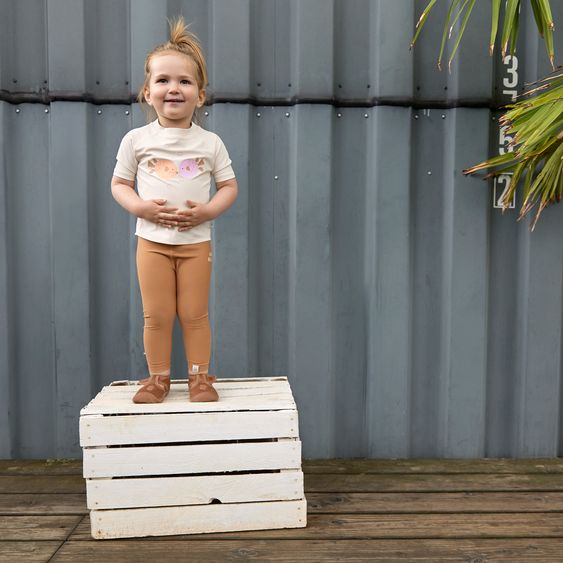 Lässig Bade-Leggings LSF Beach Leggings - Caramel - Gr. 74/80