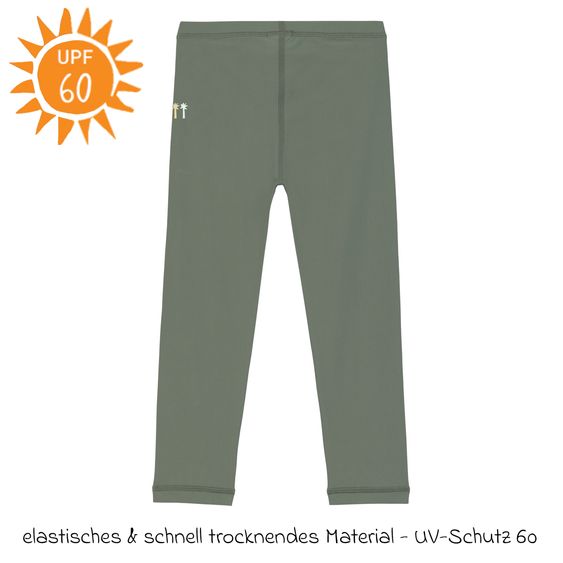 Lässig Bade-Leggings LSF Beach Leggings - Deep Olive - Gr. 74/80