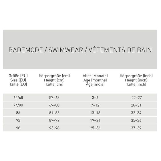 Lässig Leggings De Bain Leggings Plage LSF - Rose Poudré - Taille: 86