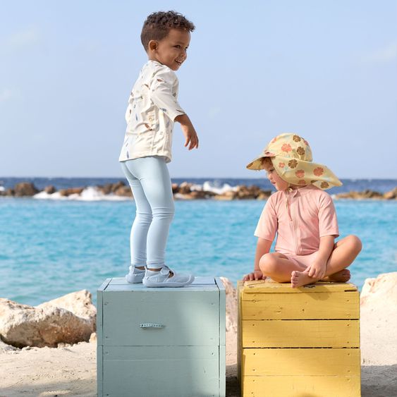 Lässig Bade-Leggings LSF Beach Leggings - Sky Blue - Gr. 74/80