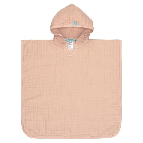 Lässig Bade-Poncho Muslin 87 x 60 cm - Light Pink