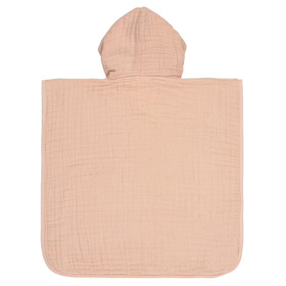 Lässig Bade-Poncho Muslin 87 x 60 cm - Light Pink