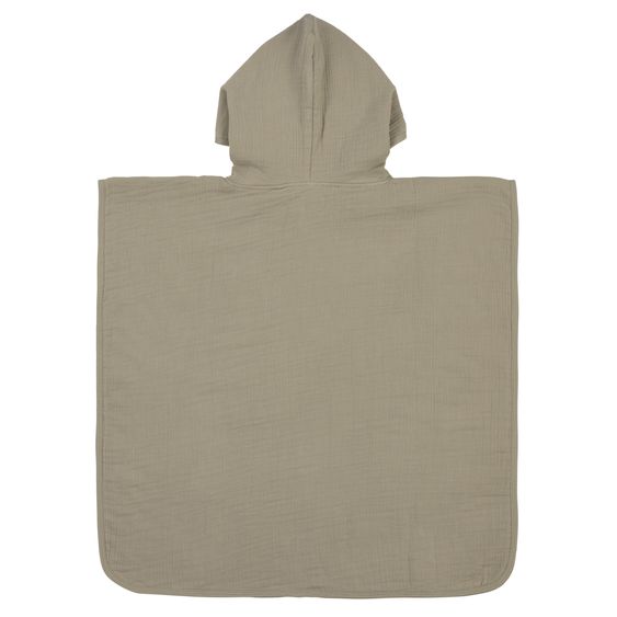 Lässig Bade-Poncho Muslin 87 x 60 cm - Olive