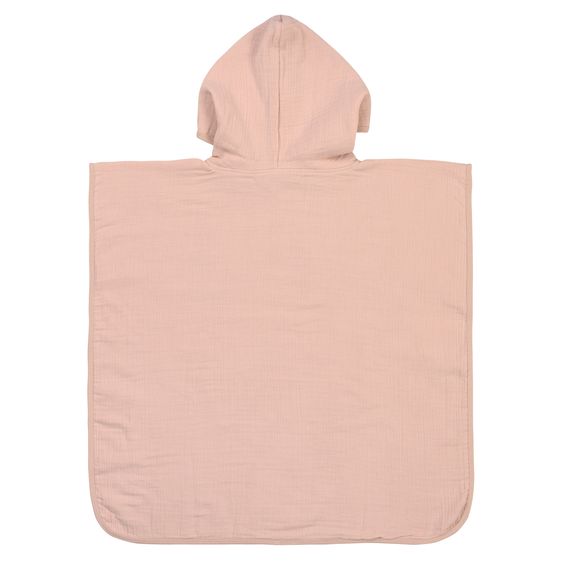 Lässig Bade-Poncho Muslin 87 x 60 cm - Powder Pink