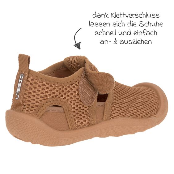 Lässig Bade-Schuh LSF Beach Sandals - Almond - Gr. 21