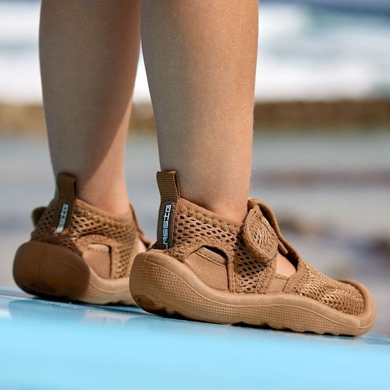Lässig Bade-Schuh LSF Beach Sandals - Almond - Gr. 21