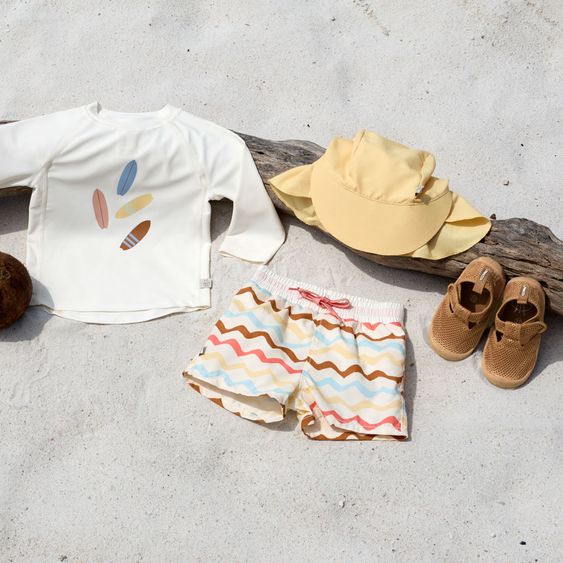 Lässig Bade-Schuh LSF Beach Sandals - Almond - Gr. 21