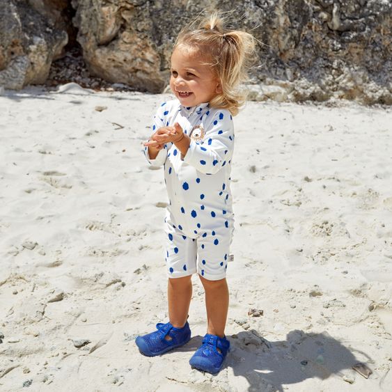 Lässig Bade-Schuh LSF Beach Sandals - Blue - Gr. 22