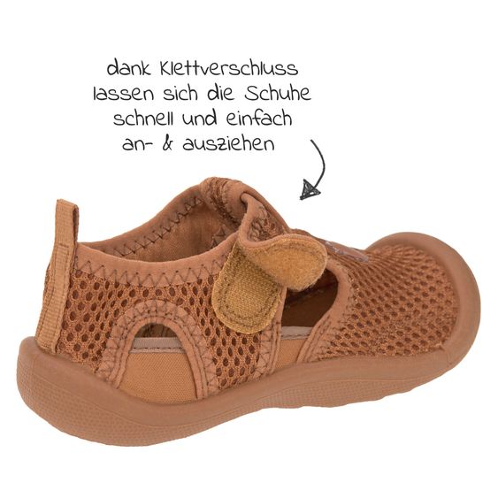 Lässig Bade-Schuh LSF Beach Sandals - Caramel - Gr. 19