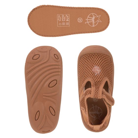 Lässig Bade-Schuh LSF Beach Sandals - Caramel - Gr. 19